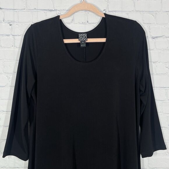 Clara Sun Woo Black Mini Dress - Picture 3 of 9